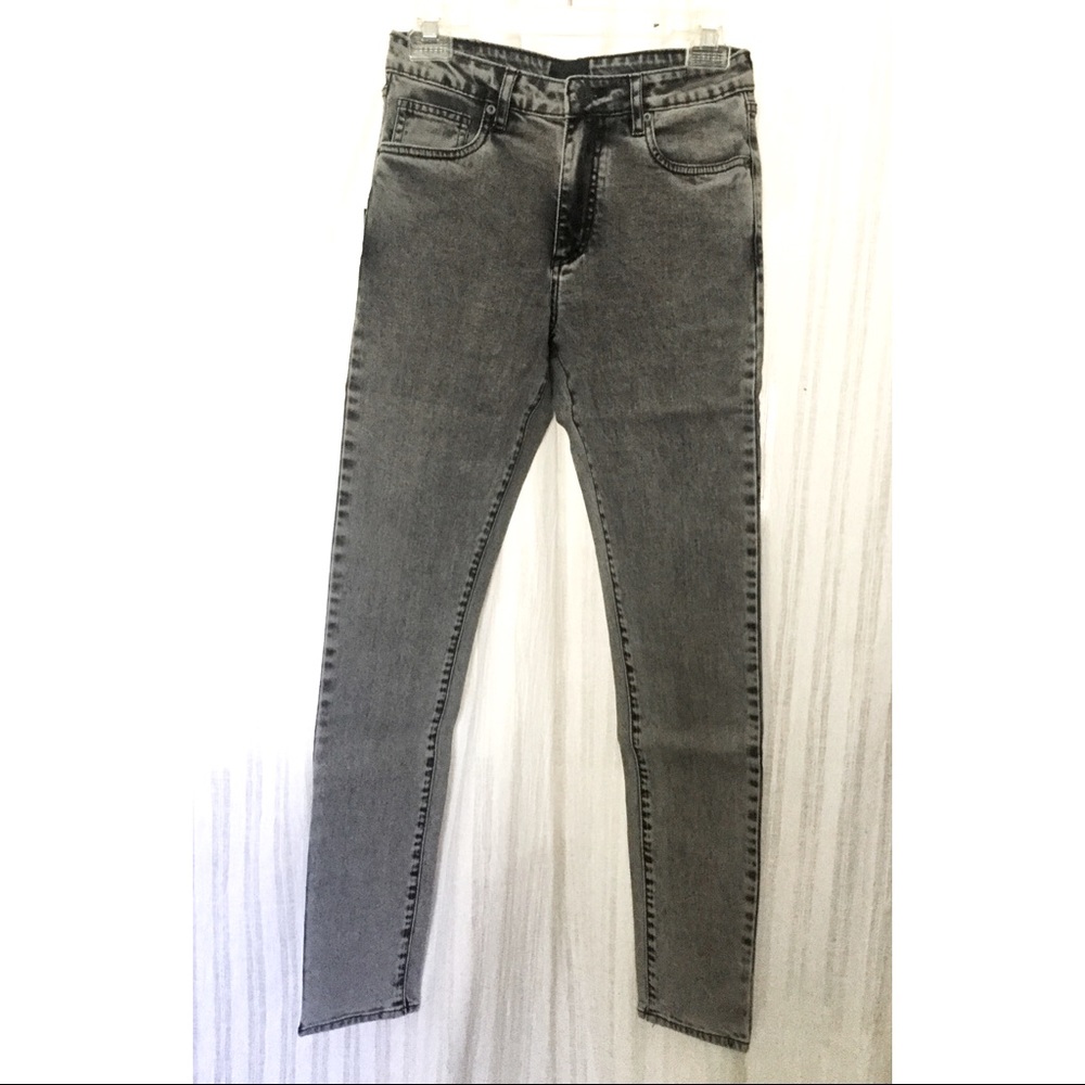 Courtshop Acid Lite Skinny Jeans with back seam 27